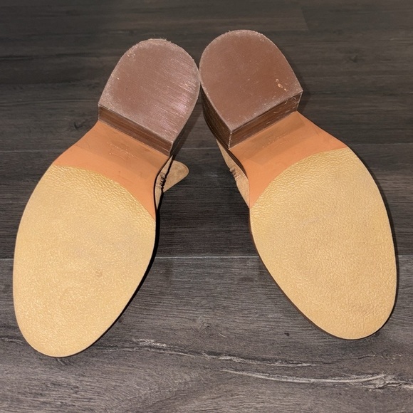 Marc Fisher Haleena Suede Ankle Boot Size 10 Cocco - Picture 8 of 10